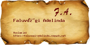 Faluvégi Adelinda névjegykártya
